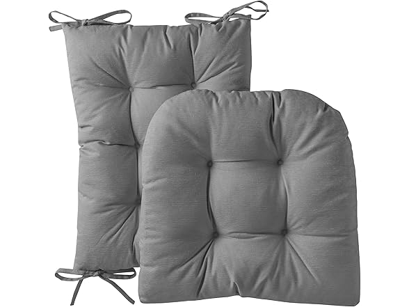 Sweet Home Chair Cushion Set Grey 5pk