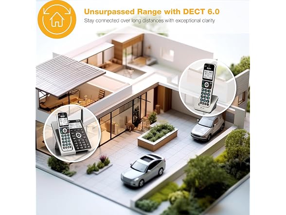 AT&T BL3107-4 DECT 6.0 4-Handset Cordless Phone