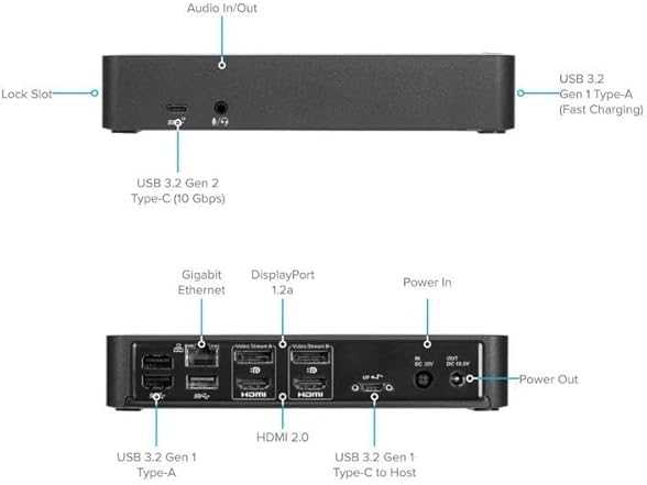 Lenovo 6X3S6U3 NaN-Port USB Hub,Black