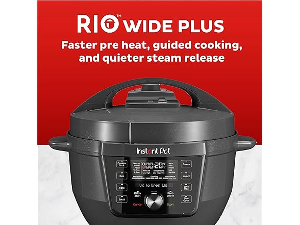 Instant Pot RIO Plus, 9-in-1 Pressure Cooker