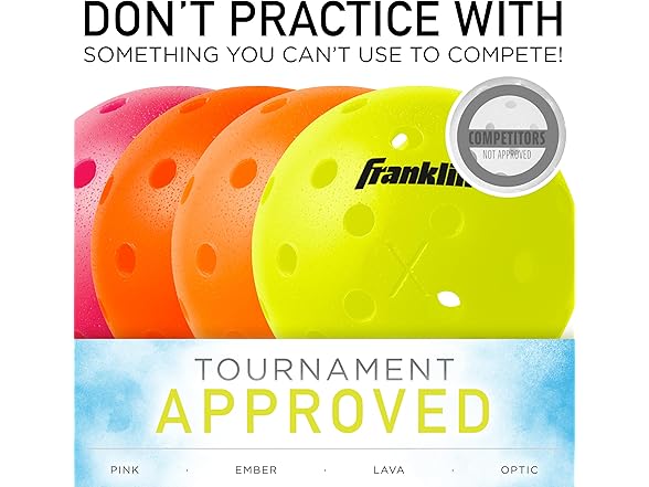 Franklin Outdoor Pickleballs X-40 12 Pack