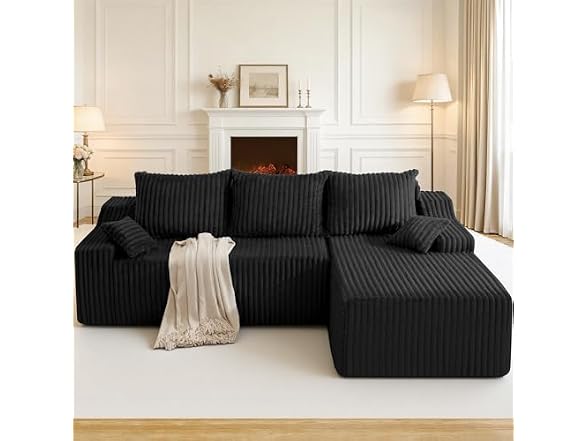 94" L-Shape Modular Sectional Sofa Couch