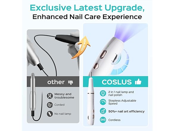 COSLUS C41 Cordless Electric Nail Drill