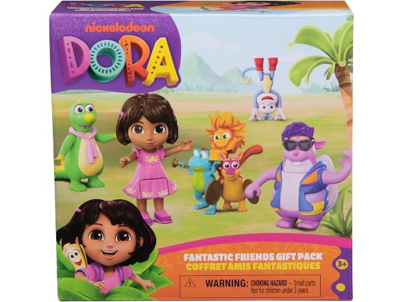 Dora Fantastic Friends Gift Pack, 5 Collectible Toy Action Figures