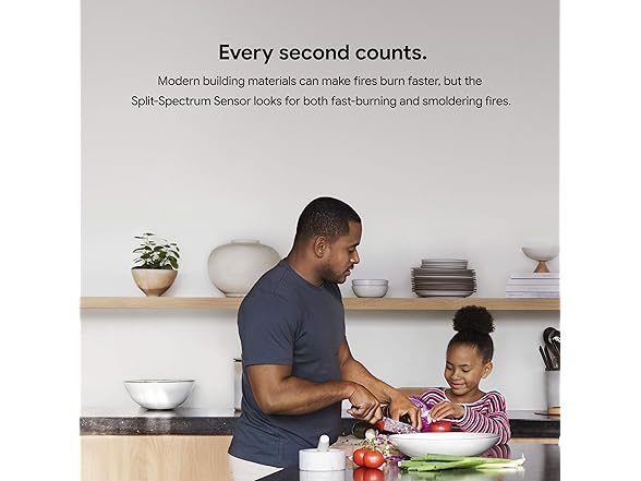 Google S3006WBUS Nest Protect, S3000BWES, 2nd Gen, Battery, 3-Pack Alarm-Smoke Carbon Monoxide Detector, 3, White (Open Box)