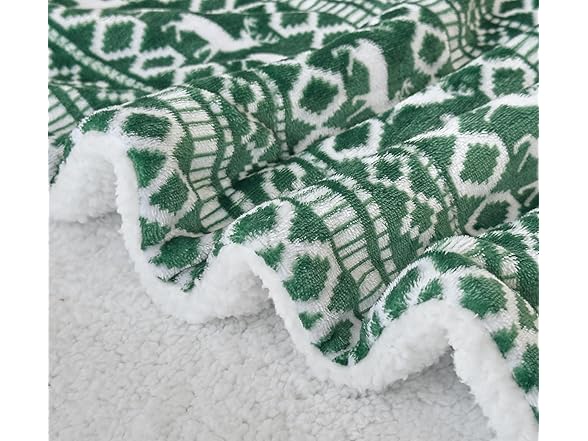 Elegant Comfort Reversible Plush Fleece Throw