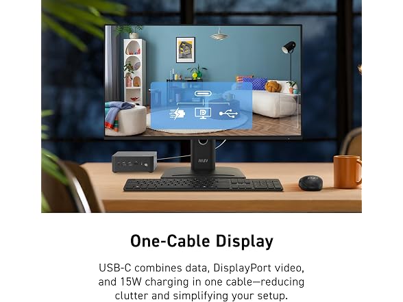 msi PRO MP272 E14C 27-inch IPS 1920 x 1080 (FHD) Office Monitor
