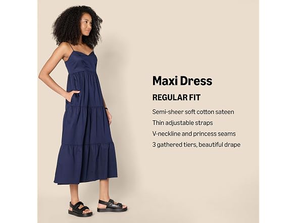 Amazon Essentials Women Dress Orange Pastel Lilac