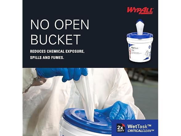 WypAll CriticalClean WetTask Wipes