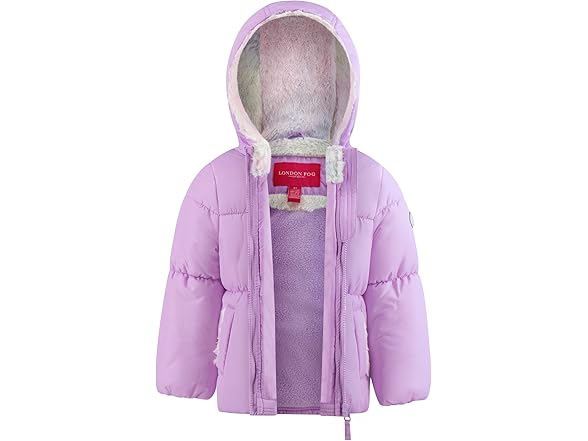 London Fog Girls (4T) Heavyweight Puffer Fleece