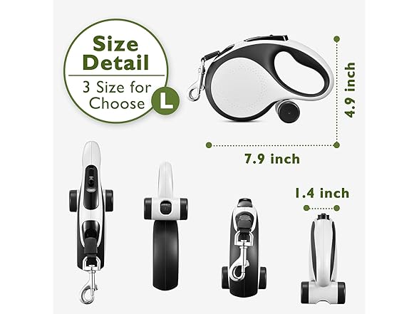 LMVVC Retractable Dog Leash