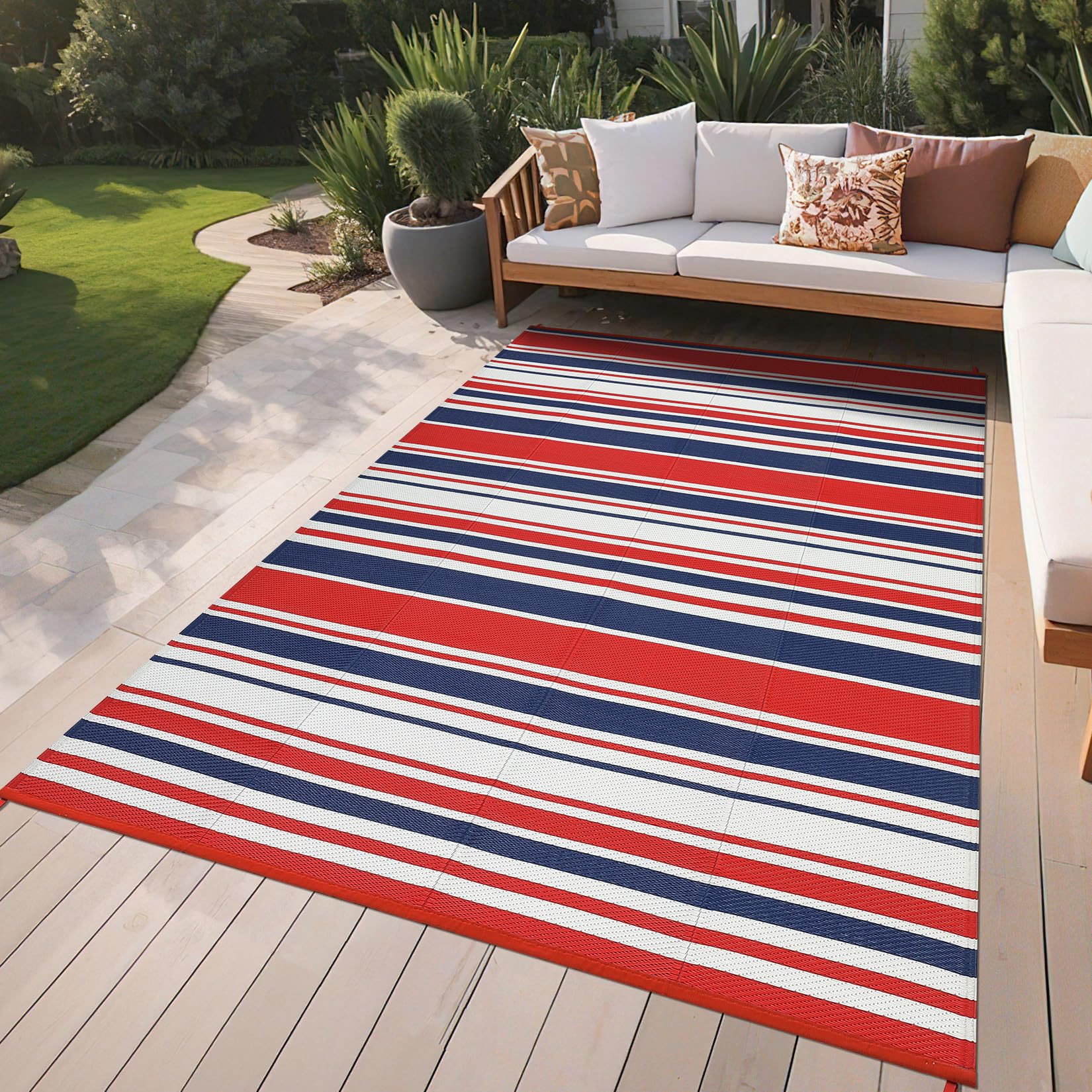 GarveeHome Outdoor Rug Mat for Patio - Gallery 9