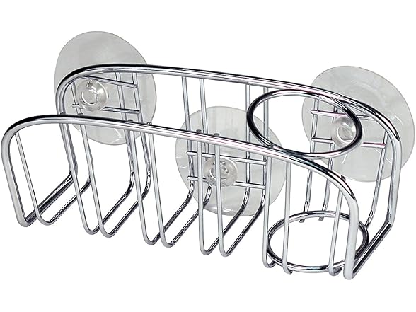 Spectrum Chrome Sink Sponge Holder