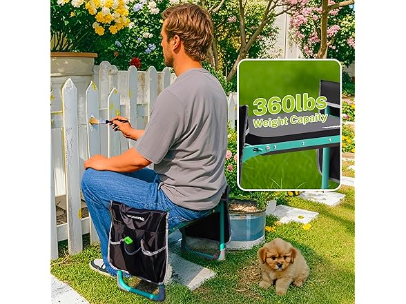 WORKPRO Garden Kneeler and Seat White