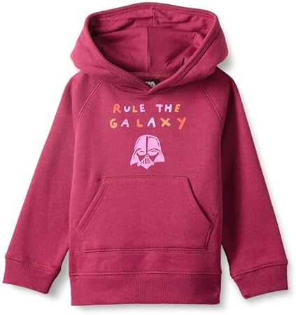 Amazon Essentials Disney Marvel Star Wars Frozen Princess Girls Fleece Pullover Hoodie