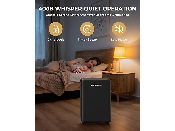 Bicepos 2000 Sq.Ft Dehumidifier