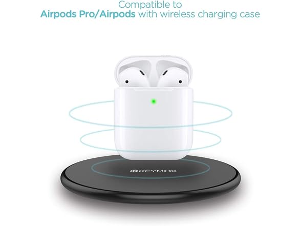 KEYMOX Qi-Certified Wireless Charger