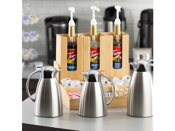 TableCraft 68oz (2L) Stainless Steel Coffee Carafe