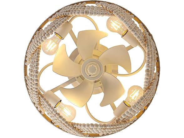 Parrot Uncle BBF3006 Medium Ceiling Fans with Lights Flush