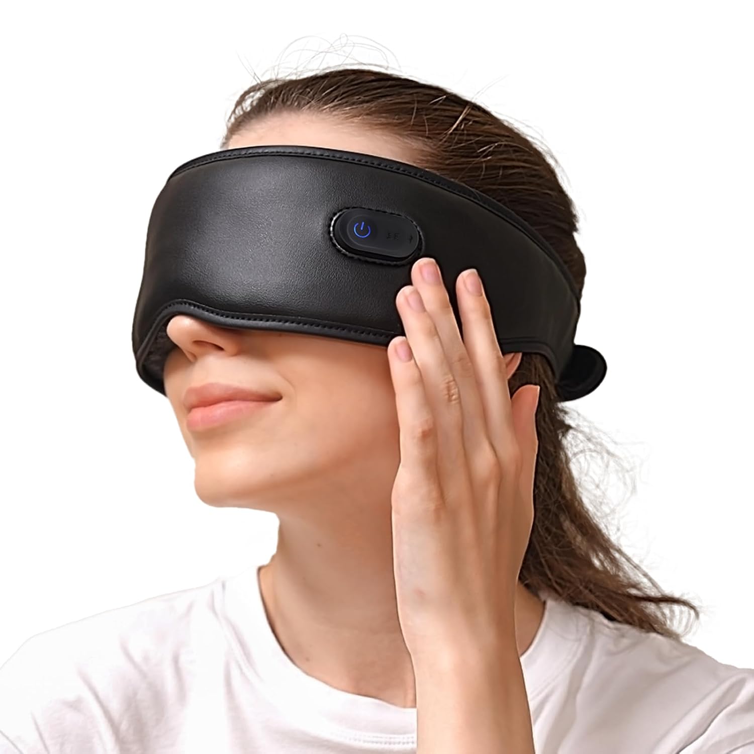 3-Mode PU Travel Eye Mask for Sleeping with Nose C - Gallery 2