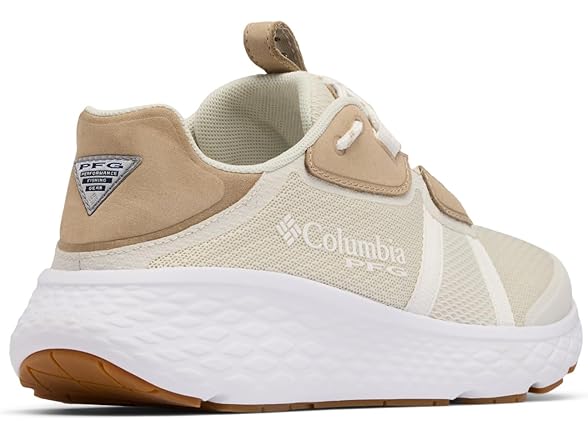 Columbia Mens PFG Slip On, Stone/Fossil, 14