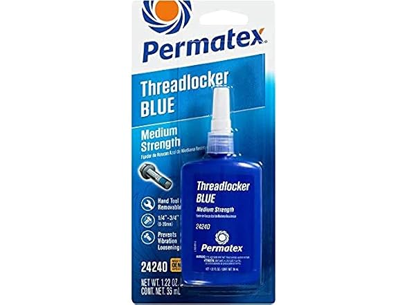 Permatex Threadlocker 1.22 Oz. Blue