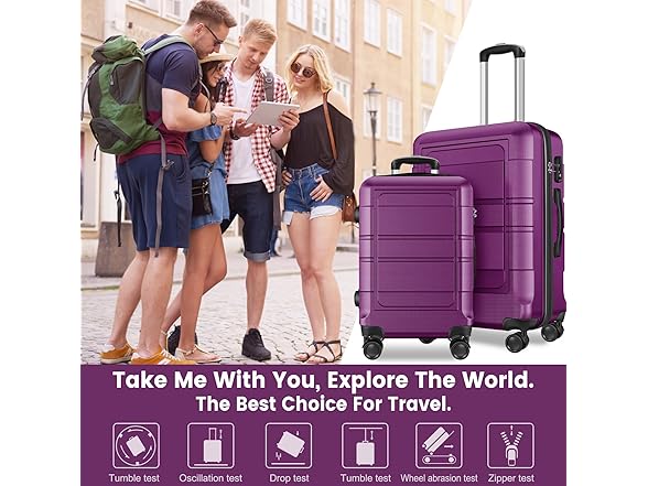 Axidou Carry On Luggage