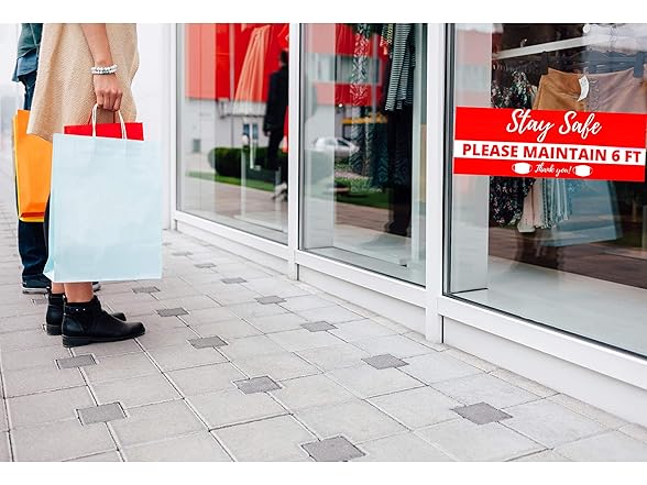 iDKAL Social Distancing Stickers