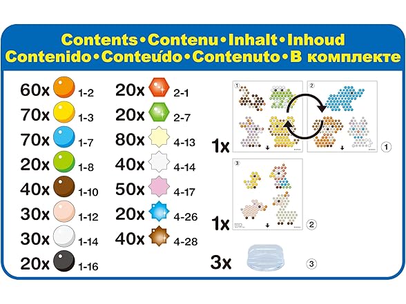 Aquabeads Arts & Crafts Animal Buddies Theme Refill