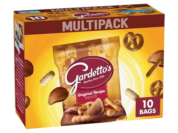 10CT Gardetto's Original Recipe Snack Mix