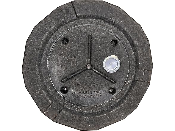 Sunnydaze Pebbled Polyresin Round Outdoor Planter Set of 2