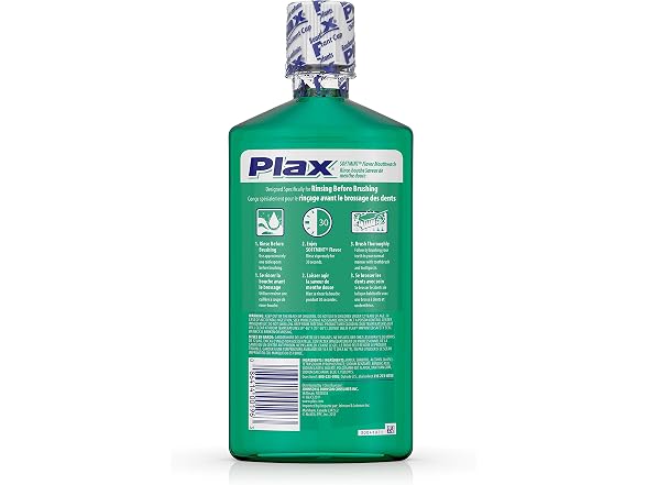 Plax Advanced PreBrushing Dental Rinse Soft Mint