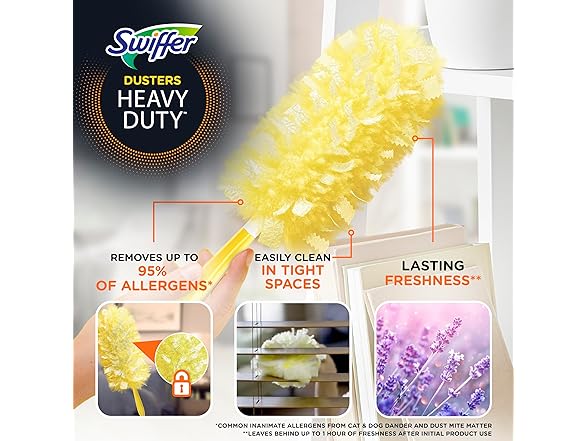 Swiffer Heavy Duty Dusters Lavender 24ct