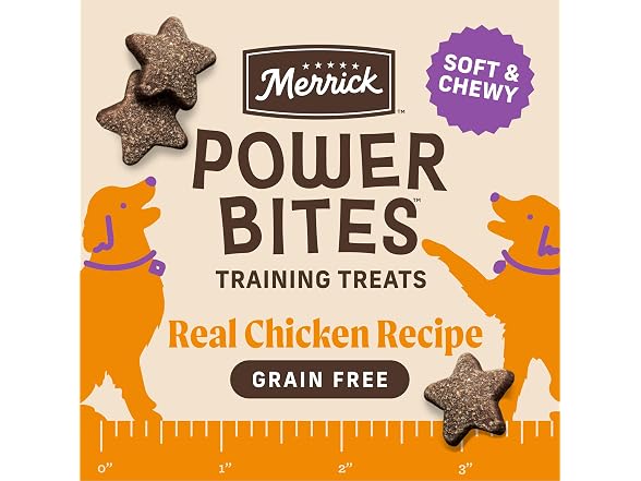 Merrick Power Bites Chicken Treats, 6oz