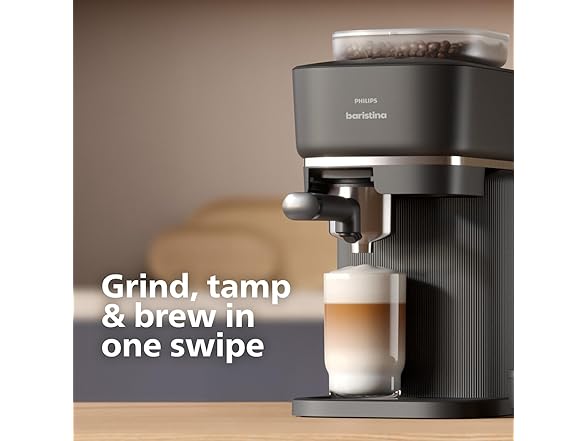 Philips Baristina Espresso Machine+Milk Frother Bundle