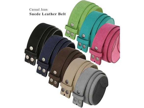 Belts.com Men (36) Belt Rounded Edge Heel Bar Belt