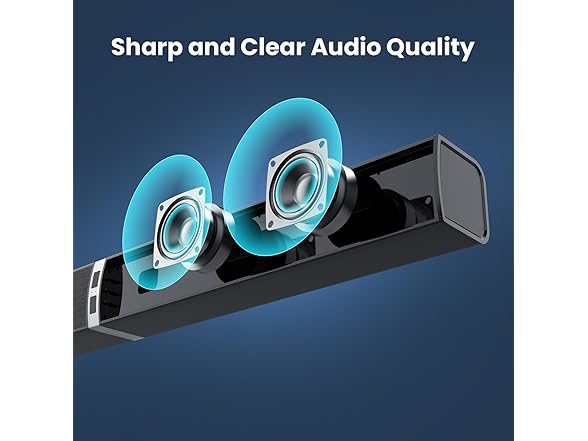 MZEIBO Detachable Sound Bar for TV