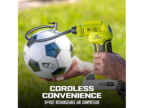 Sun Joe 24V-AJC-MAX 24V Cordless Air Compressor Kit