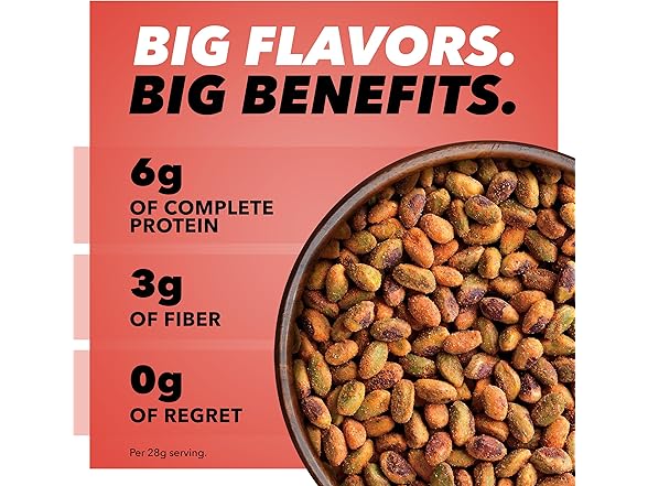 Wonderful Pistachios No Shells, Chili Ro