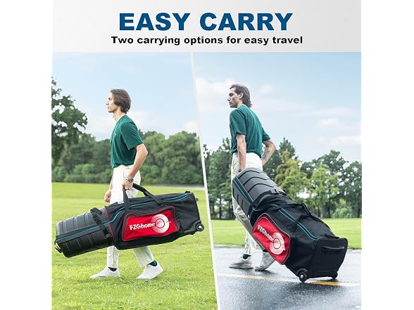 TwilightEmber Hard Case Golf Travel Bag