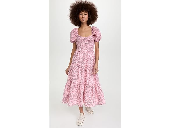 Moon River Women (S) Smocked Dress