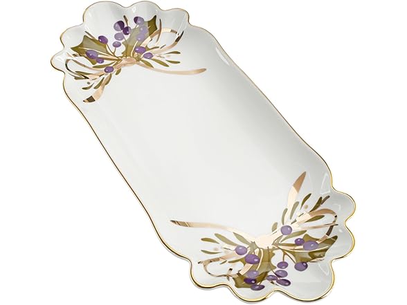 Serving Platter, Lavender Holly