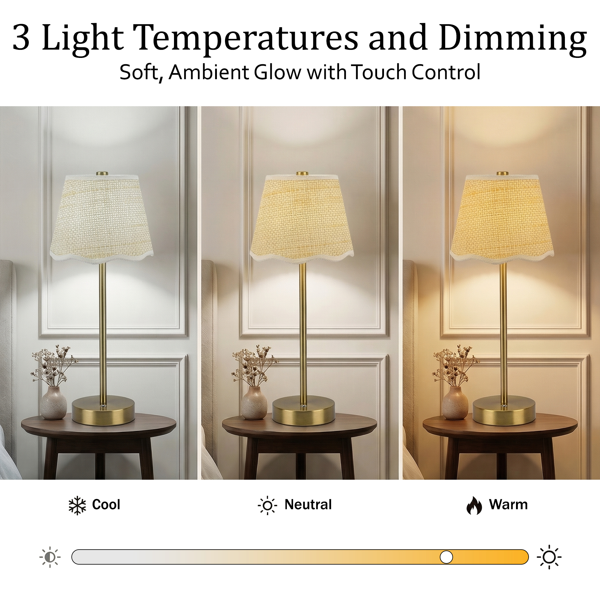 Raffia Scalloped Shade Lamp - Gallery 23