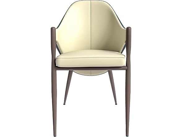 LeisureMod Sante Leather Chair