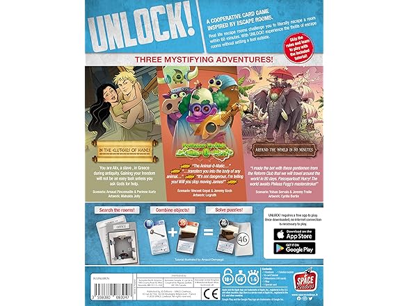 Asmodee UNLOCK! Mythic Adventures Card Game