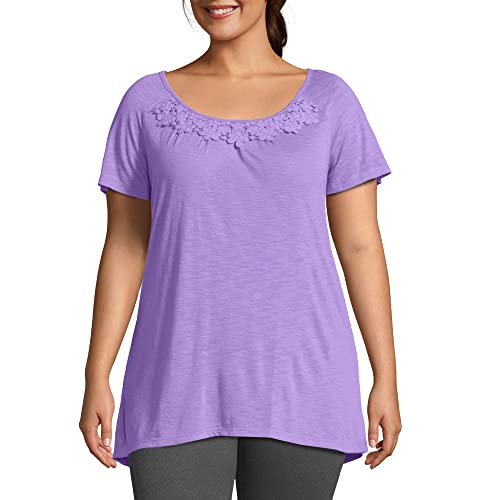 Just My Size Women's Plus-SizeSlub Tunic - Gallery 3