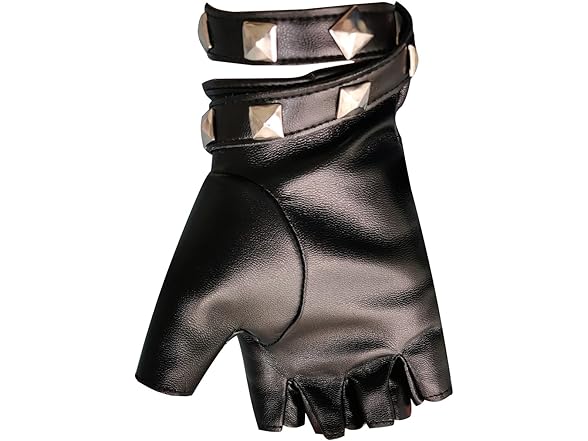 BOMJJOR Women Fingerless Gloves Choker