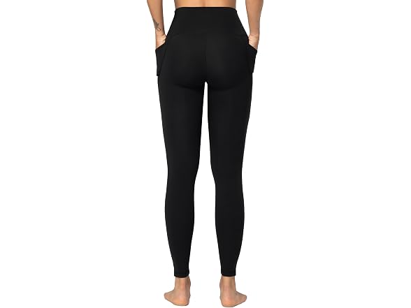 Sunzel Womens Leggings 25in S Black W/pockets