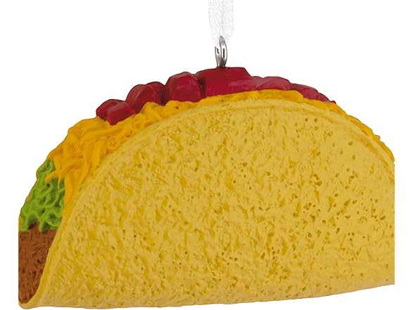 Hallmark Hallmark Taco Christmas Ornament, Food G