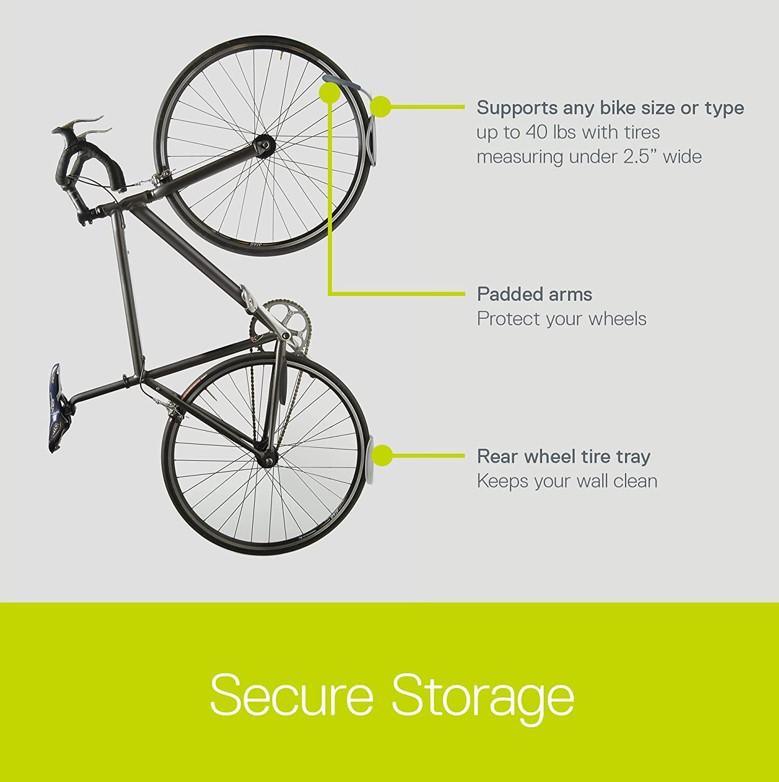 Delta RS4007C-2 Single Bike Hook Silver - 2-Pack - Gallery 16